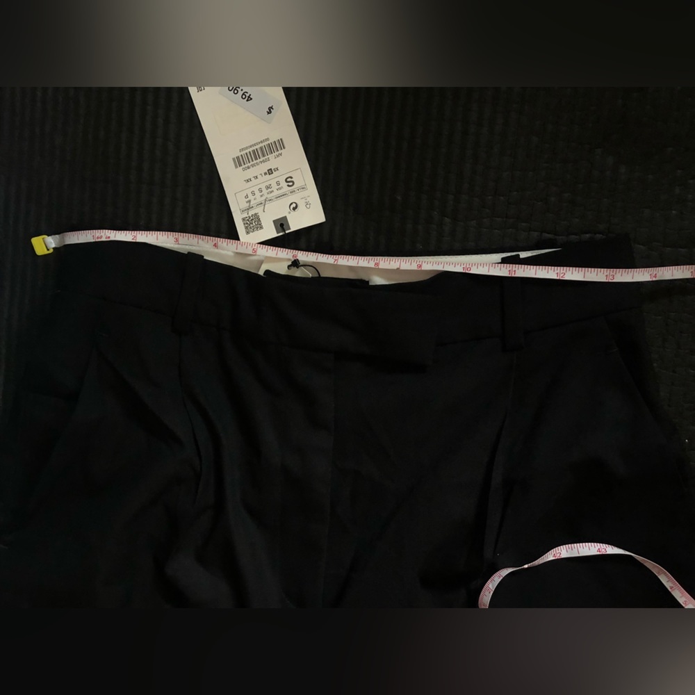 Zara Black straight leg trousers - Picture 6 of 8